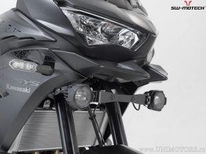 Far ceata EVO cu suporturi prindere set - culoare: negru - Kawasaki Versys 650 ('21-) - SW-Motech