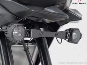 Far ceata EVO cu suporturi prindere set - culoare: negru - Kawasaki Versys 650 ('21-) - SW-Motech