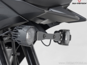 Far ceata EVO cu suporturi prindere set - culoare: negru - Kawasaki Versys 650 ('21-) - SW-Motech