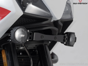 Far ceata EVO cu suporturi prindere set - culoare: negru - Moto Morini X-Cape 650 ('21-) - SW-Motech