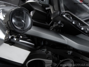 Far ceata EVO cu suporturi prindere set - culoare: negru - Triumph Tiger 1200 / Explorer ('15-) - SW-Motech