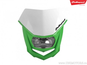 Far cu masca Halo alb/verde - Polisport