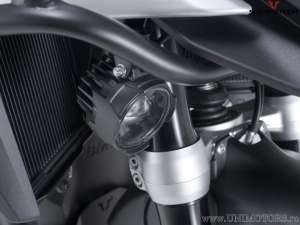 Far faza lunga EVO cu suporturi prindere set - culoare: negru - BMW R 1300 GS ('23-) - SW-Motech