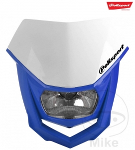 Far (including mask - blue white) enduro - universal - Halo halogen - Polisport - JM