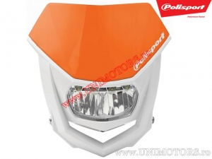 Far (inclusa maschera - arancione) enduro - universale - Halo LED - Polisport