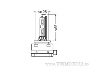 Faro allo Xenon D3S PK32d-5 Osram COOL BLUE INTENSE 42V 35W - JM