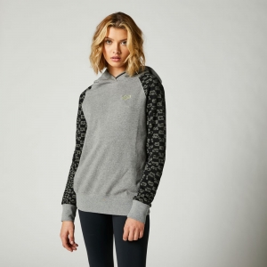 Felpa con cappuccio FOX SOCIETY PULLOVER: Taglia - L