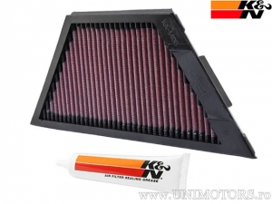 Filtro aria racing K&N - Kawasaki GTR 1400 A ABS ('07-'09)/1400 C ABS('10-'14) /1400 E ABS('15-'16)/ZZR 1400('06-'07) - K&N