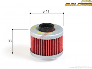 Filtro de óleo Red Chilli (diâmetro 41mm / altura 33mm) - Aprilia Leonardo 125 H2O 4T '96-'98 (Rotax) - Malossi