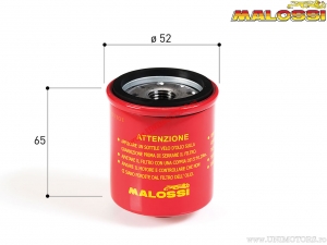 Filtro de óleo Red Chilli (diâmetro 52mm / altura 65mm) - Aprilia Atlantic 125 H2O 4T E2 ('03-'06) - Malossi