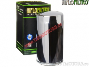 Filtro de aceite cromado - Harley Davidson FXD 1340 / FXDB-D 1340 / FXDB-S 1340 / FXDL 1340 / FXDS-CON 1340 / FXDWG 1340 - Hiflo