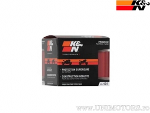 Filtro de aceite de carreras K&N KN-401 - Benelli 354 350 / Honda CB 750 / GL 1000 / Kawasaki GPX 600 / Z 550 / Yamaha FZ 750 / 