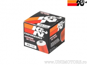 Filtro de aceite de carreras KN-112 - Benelli BN 125 / Gas Gas SM 450 / Honda NX 650 / Kawasaki KFX 450 / Polaris Predator 90 - 