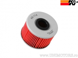 Filtro de aceite de carreras KN-114 - Honda TRX 420 FA / TRX 420 FA1 / TRX 420 FA5 / TRX 500 FA5 / TRX 500 FA6 / TRX 520 FA6 - K