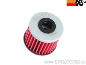 Filtro Olio da Corsa KN-117 - Honda C 125 / CMX 1100 / CRF 1000 / CRF 1100 / CTX 700 / GL 1000 / GL 1800 / MSX 125 / NC 700 - K&