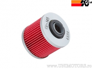 Filtro olio racing KN-145 - Aprilia Pegaso 650 / Derbi 659 660 / MZ/MUZ Skorpion 660 / Yamaha TT 600 / XV 125 / XVS 250 - K&N