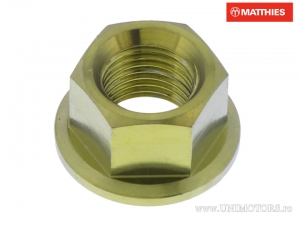 Flanschmutter Pro Bolt M10 x 1.00 mm Goldtitan - JM