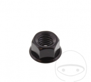 Flanschmutter Pro Bolt M8 x 1.25 mm Schwarz Aluminium - JM