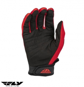 Fly Racing F-16 Kinder Cross-Enduro Motorradhandschuhe, Schwarz/Rot - Schwarz/Rot, S