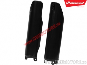 Fork Leg Guards (Black) - Honda CR 125 R / CR 250 R ('02-'07) / CRF 250 R ('04-'08) / CRF 450 R ('02-'06) - Polisport