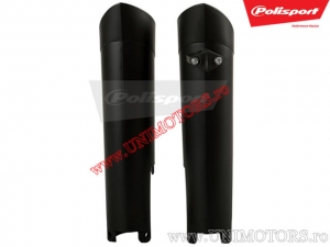 Fork leg protectors (black) - KTM EXC / EXC-F / EXC 4T Racing ('04-'06) / SX 125 / SX 250 ('03-'07) - Polisport