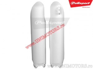 Fork Leg Protectors (White) - Yamaha YZ 125 / YZ 250 2T ('08-'14) / YZ 250 F 4T ('08-'09) / YZ 450 F ('08-'19) - Polisport