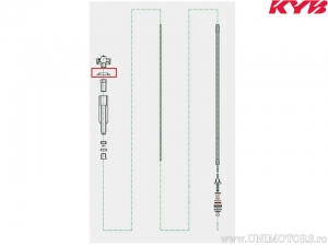 Fork Support - Honda CRF 450 R / Kawasaki KX 250 R 2T / KX 450 F / Suzuki RM-Z 250 / Yamaha WR 250 F / YZ 450 F - Kayaba