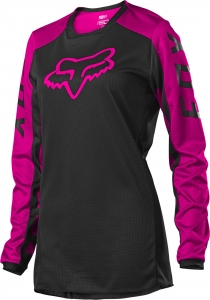 FOX WMNS 180 DJET JERSEY [BLK/PNK]: Μέγεθος - S