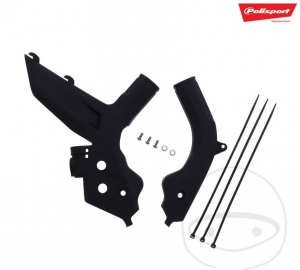 Frame protection set black Polisport - KTM EXC 150 TPI ('20) / KTM EXC 250 TPI ('20) / KTM EXC 250 TPI Sixdays ('20) - JM