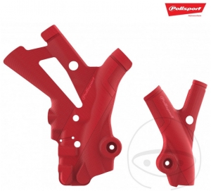 Frame protection set red Polisport - Beta RR 200 LC 2T Enduro Oilmix ('19-'20) / Beta RR 250 2T Enduro ('13-'17) - JM