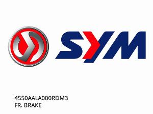 Front Brake Assembly - 4550AALA000RDM3 - SYM