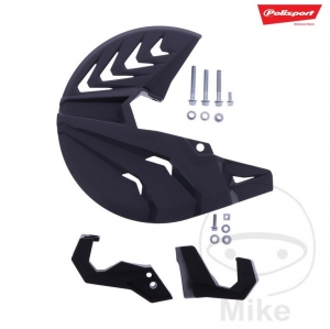 Front Brake Disc Guard Grey Polisport - Honda CRF 250 R ('10-'14) / Honda CRF 450 R ('10-'14) - JM