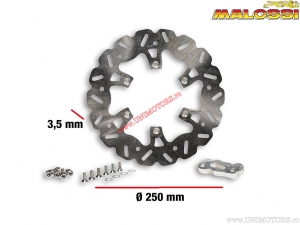 Front brake disc set oversized Whoop (outer diameter 250mm / thickness 3.5mm) - Gilera Runner SP 50 2T LC '06-> - Malossi