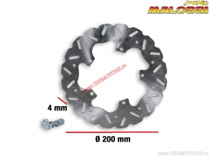 Front brake disc Whoop (outer diameter 200mm / thickness 4mm) - LML Star 125 2T / Vespa Sprint 50 2T euro 2 - Malossi