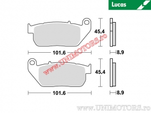 Front brake pads - MCB753SV sintered SV - Lucas TRW