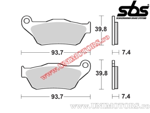 Front brake pads - SBS 194CT (carbon technology) - (SBS)