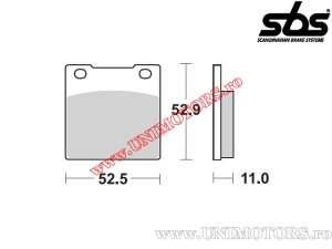 Front brake pads - SBS 526HF (ceramic) - (SBS)