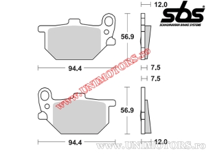 Front brake pads - SBS 528HF (ceramic) - (SBS)