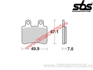 Front brake pads - SBS 773HF (ceramic) - (SBS)