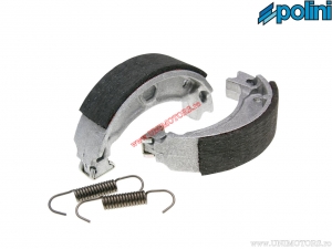 Front brake shoes (110x25mm / with springs) - 1761205.F - Garelli Pony 50 AIR 2T ('92-'95) - Polini