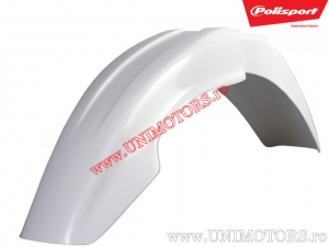 Front fender (white) - Yamaha YZ 125 / YZ 250 2T ('92-'99) / WR 400 F ('98-'00) - Polisport