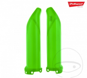 Front fork protectors set green Polisport - Kawasaki KX 250 F 4T ('09-'19) / Kawasaki KX 450 F ('09-'20) - JM