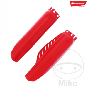 Front fork protectors set red Polisport - Honda CR 80 RB 19 inch ('01-'02) / Honda CR 85 R ('03-'08) - JM