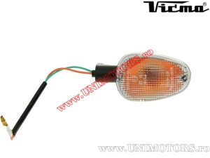 Front/Left Clear Turn Signal Piaggio Beverly Cruiser / Carnaby Cruiser - 250cc / 300cc / 500cc (Vicma)