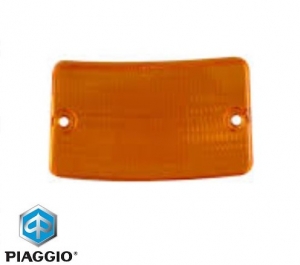 Front left turn signal glass - Vespa PK 50 XL (85-90) / PK 50 XL Plurimatic (89-90) / PK 50 XL2 Elestart / PK 125 FL - Piaggio