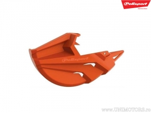 Front lower brake disc guard orange color - Polisport