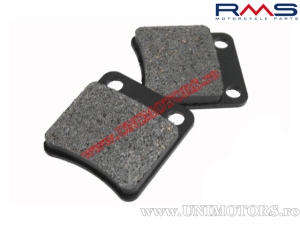 Front organic brake pads - Cagiva City 50 / Daelim GZ 50 Message / SJ 50 S Five / Honda Dio / SYM Cinderella / Fancy - (RMS)