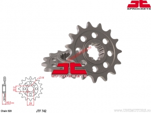 Front pinion Ducati 1098 / 1198 / 749 / 848 / 916 / 996 / 998 / 999 / Sport 1000 / Supersport 1000 SS - JTF 742 - JT