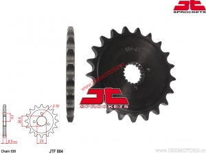 Front Pinion Harley Davidson XLH 883 Sportster ('87-'90) / XLH 1200 Sportster ('88-'90) - JTF 884 - JT