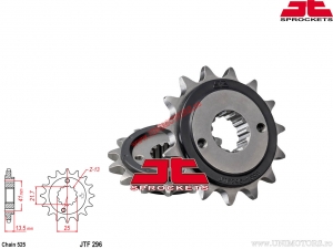 Front Pinion Honda NT 400 / NT 650 GT / VT 600 C Shadow / XL 600 V / XL 650 V / XL 700 V Transalp / XRV 650 - JTF 296RB - JT